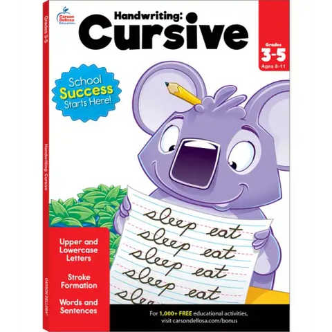 Handwriting: Cursive Workbook