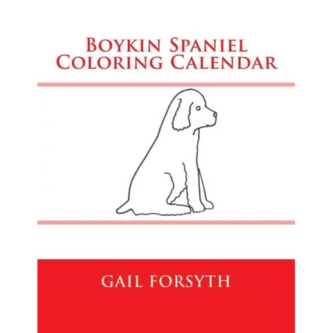 Boykin Spaniel Coloring Calendar