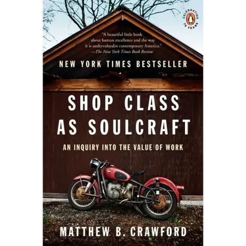 Shop Class as Soulcraft: An Inquiry Into the Value of Work