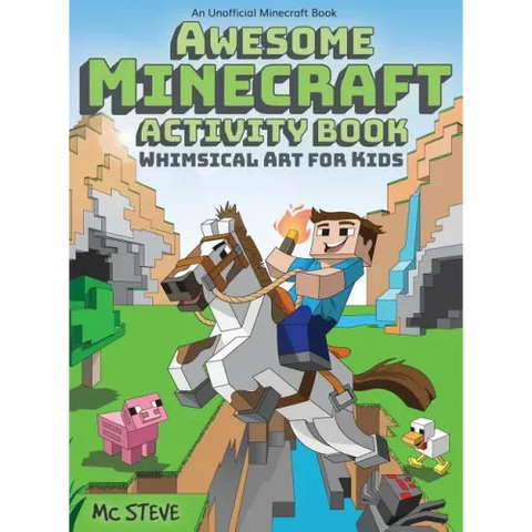 Awesome Minecraft Activity Book: Whimsical Art for Kids