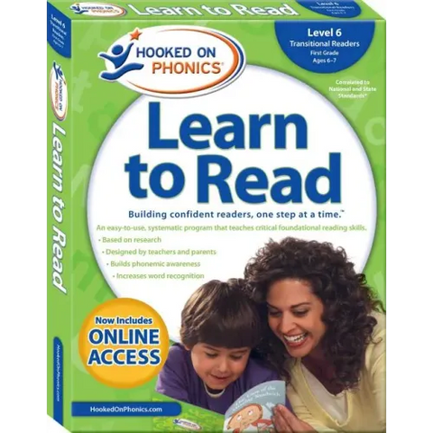 Hooked on Phonics Learn to Read - Level 6: Transitional Readers (First Grade Ages 6-7)
