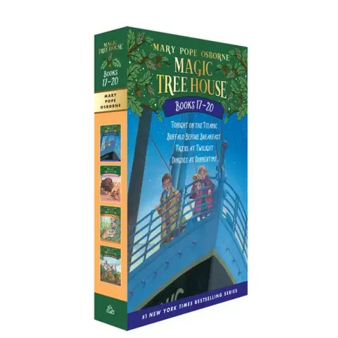 Magic Tree House Books 17-20 Boxed Set: The Mystery of the Enchanted Dog
