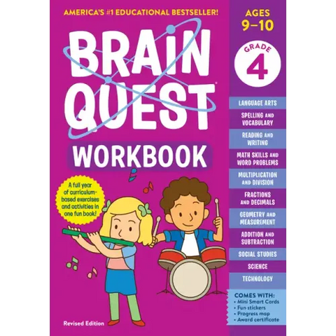 Brain Quest Workbook: 4th Grade Revised Edition