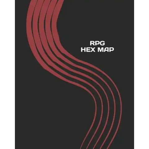 RPG Hex Map: Hexagon Battle Grid Game Mat Template Book with Honeycomb Graph Paper Pages