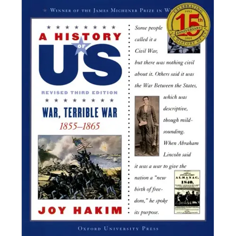 A History of Us: War, Terrible War: 1855-1865a History of Us Book Six