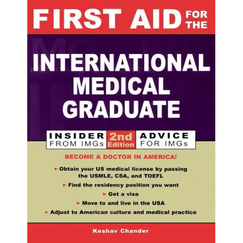 First Aid for the International Medical Graduate