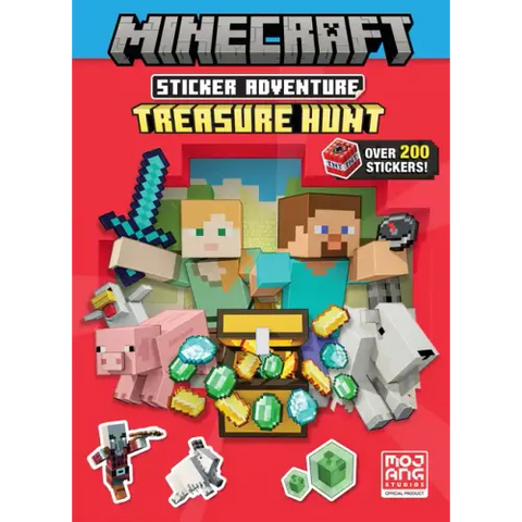 Minecraft Sticker Adventure: Treasure Hunt (Minecraft)