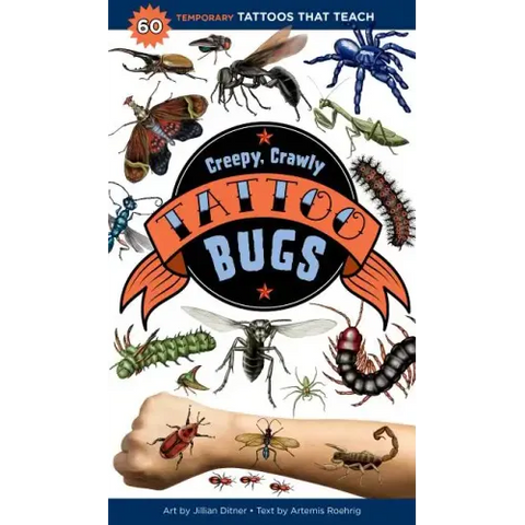 Creepy, Crawly Tattoo Bugs: 60 Temporary Tattoos That Teach