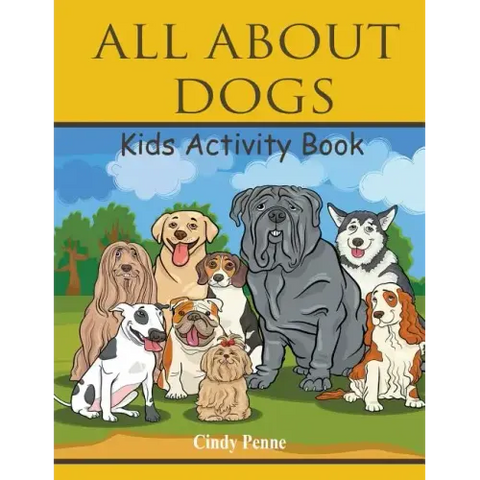 All About dogs kids's activity book