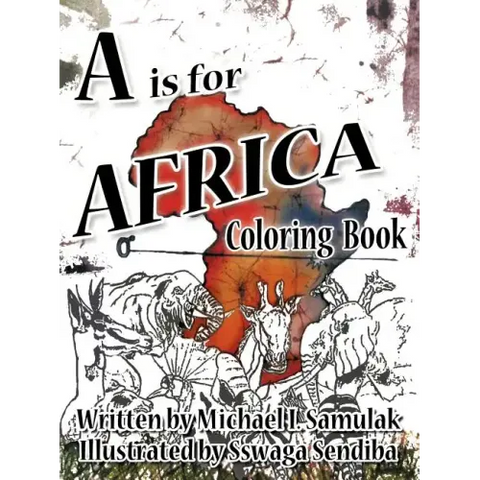 A is for Africa: Coloring Book