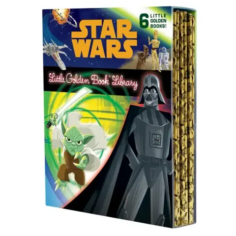 The Star Wars Little Golden Book Library (Star Wars): The Phantom Menace; Attack of the Clones; Revenge of the Sith; A New Hope; The Empire Strikes Ba