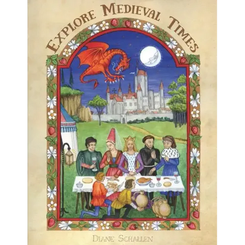 Explore Medieval Times: Age of Chivalry Coloring, Activities & History for Elementary Children.