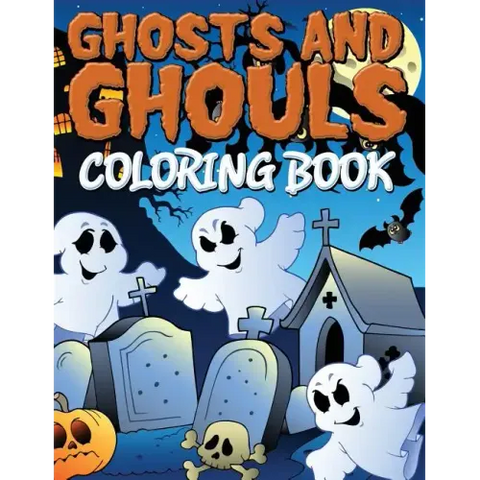 Ghosts and Ghouls Coloring Book