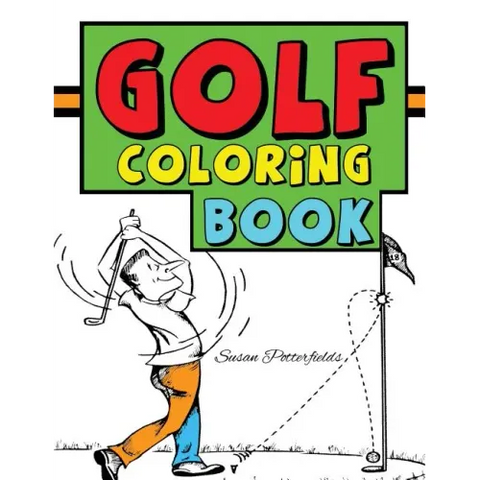 Golf Coloring Book