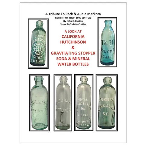 California Hutchinson & Gravitating Stopper Soda & Mineral Water Bottles