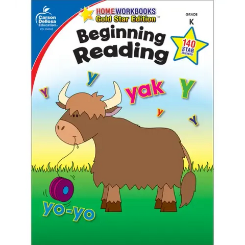Beginning Reading, Grade K: Gold Star Edition Volume 3