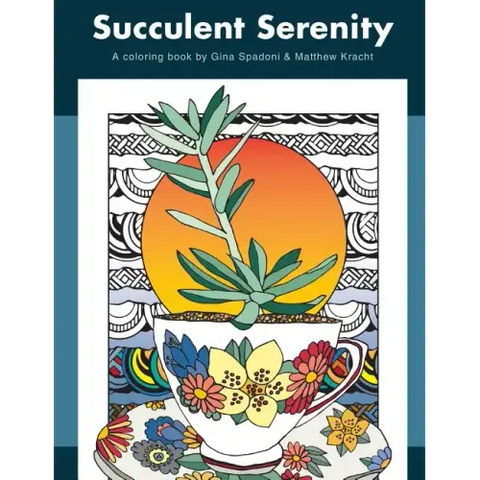 Succulent Serenity: A Coloring Book