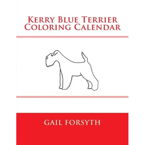Kerry Blue Terrier Coloring Calendar