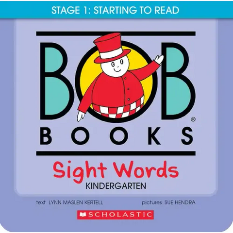 Bob Books - Sight Words Kindergarten Box Set Decodable Phonics Books, Ages 4 and Up, Kindergarten, Flashcards (Stage 2: Emerging Reader)