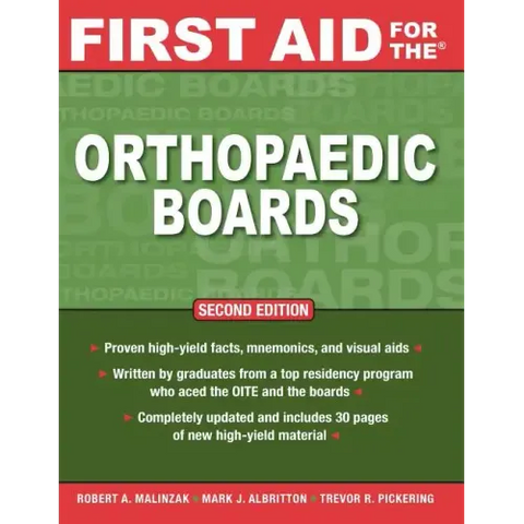 First Aid for the Orthopaedic Boards, Second Edition