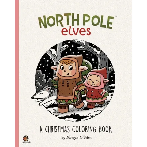 North Pole Elves: A Christmas Coloring Book