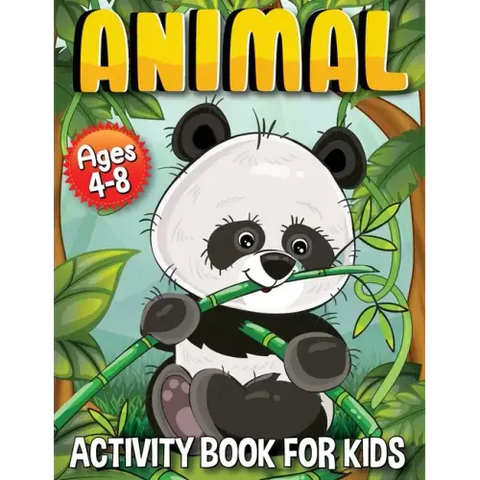 Animal Activity Book for Kids: Activity Book with Animals for Kids 4-8