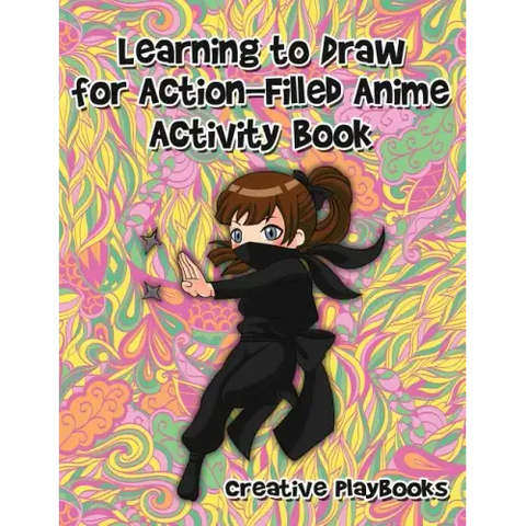 Learning to Draw for Action-Filled Anime Activity Book