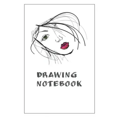 Drawing Notebook: Notebook With Matte Cover 6x9 With 120 Completely White Pages For Drawing, Coloring And Taking Notes