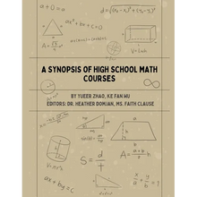 A Synopsis of High School Math Courses