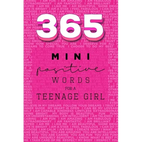 365 Positive Words for a Teenage Girl Mini Edition: Pink