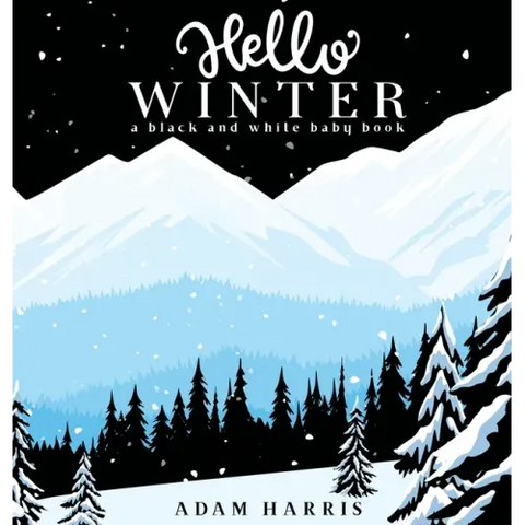 Hello Winter: A Black and White Baby Book