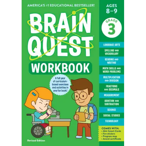 Brain Quest Workbook: 3rd Grade Revised Edition