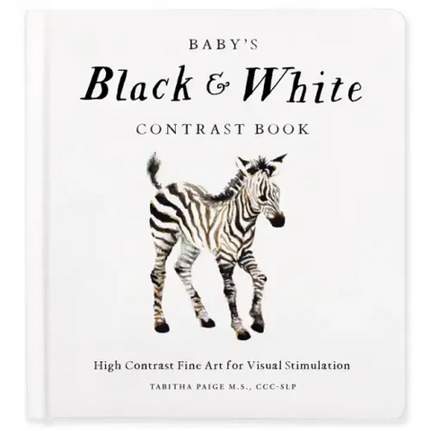 Baby's Black and White Contrast Book: High-Contrast Art for Visual Stimulation at Tummy Time