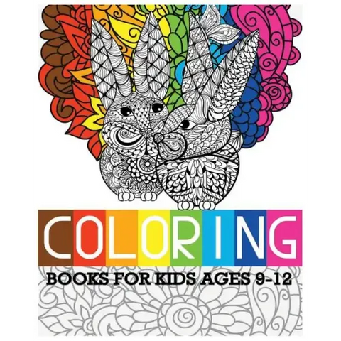 Coloring Books For Kids Ages 9-12: Easter Designs For Relaxation