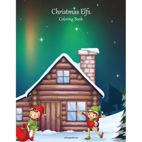 Christmas Elfs Coloring Book 1