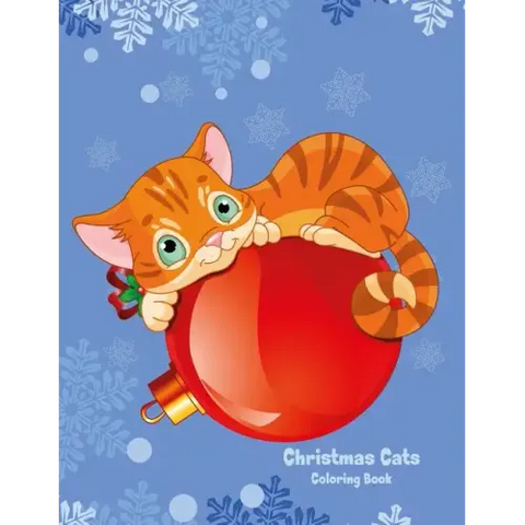 Christmas Cats Coloring Book 1