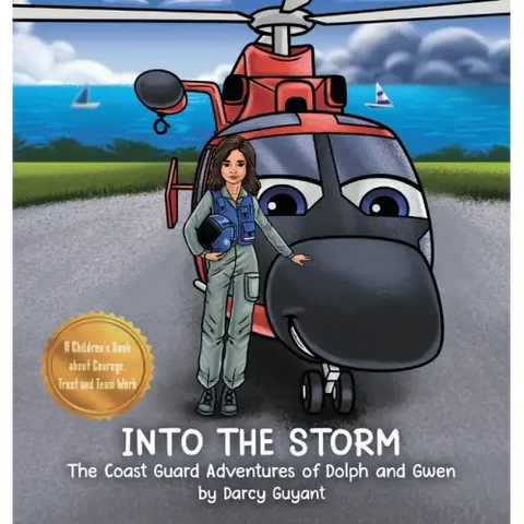 Into The Storm: Dolph (helicopter), Gwen (pilot) and crew takeoff on a Coast Guard Search and Rescue requiring courage, trust, and teamwork (The Coast