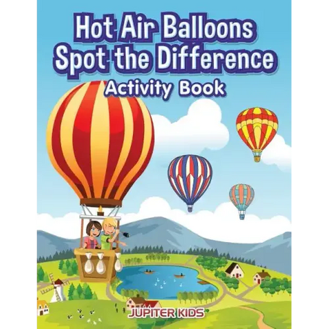 Hot Air Balloons Spot the Difference Activity Book