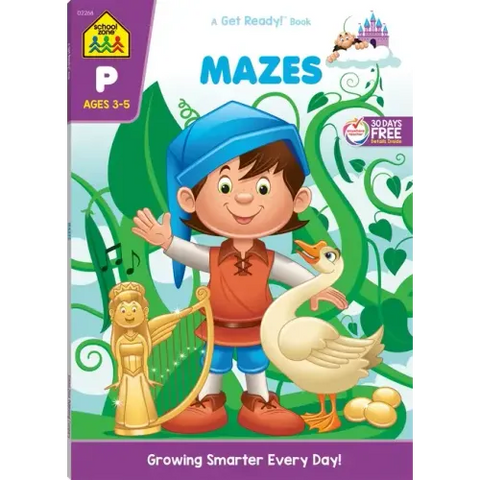 School Zone Mazes Workbook