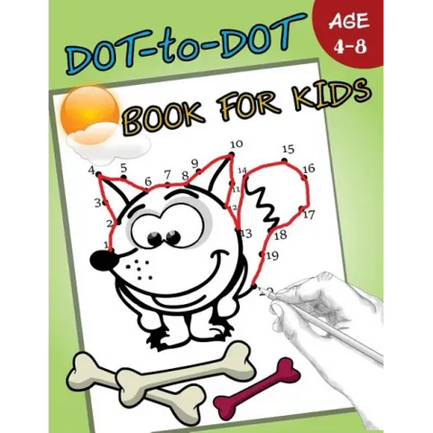 Dot-to-Dot Book For Kids Ages 4-8: Children Activity Connect the dots