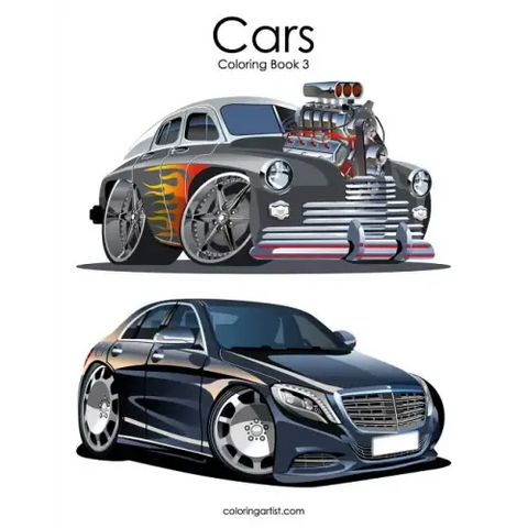 Cars Coloring Book 3