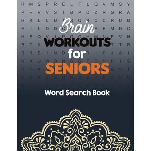 Brain Workouts for Seniors: Word Search Book Easy-to-see Full Page Seek and Circle Word Searches, Brian game book for seniors in this Christmas Gi