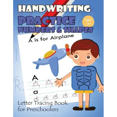 Handwriting Practice Numbers and Shapes: Letter Tracing Book for Preschoolers