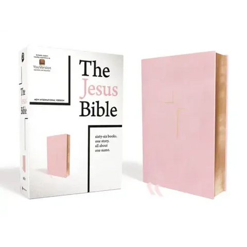 The Jesus Bible, NIV Edition, Imitation Leather, Pink