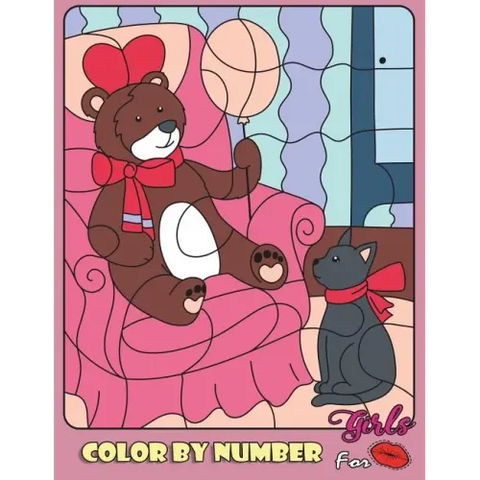 Color by Numbers for Girls
