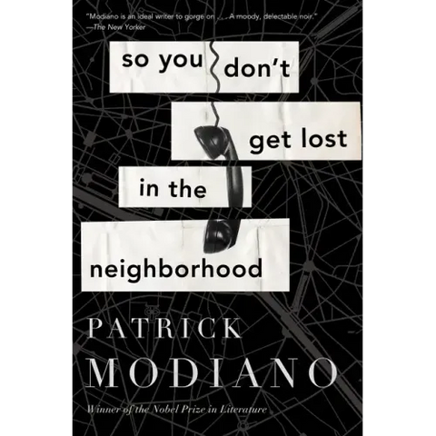 So You Don't Get Lost in the Neighborhood