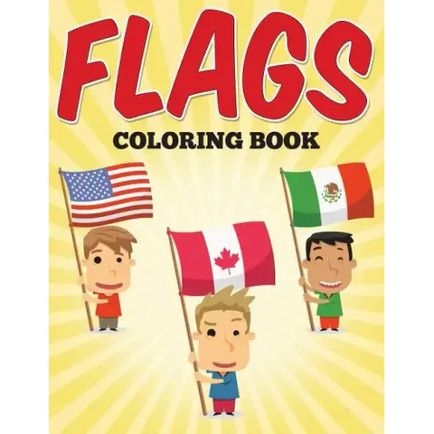 Flags Coloring Book