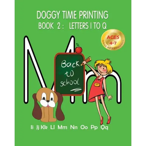 Doggy Time Printing Book 2: Letters Ii to Qq