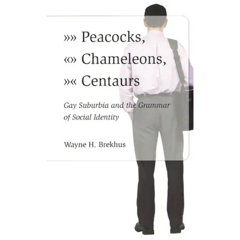 Peacocks, Chameleons, Centaurs: Gay Suburbia and the Grammar of Social Identity