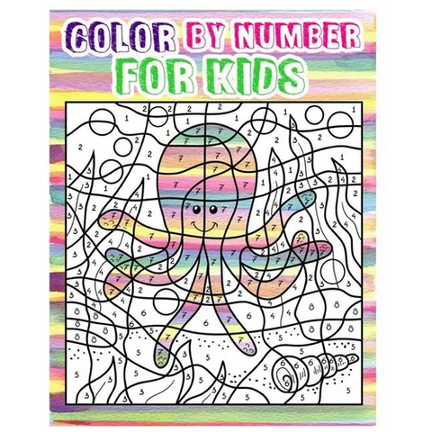Color By Number for Kids: Animals Coloring Book For Kids Ages 4-8 (Activity Book For Kids: Dot To Dot Game)(+100 Pages)